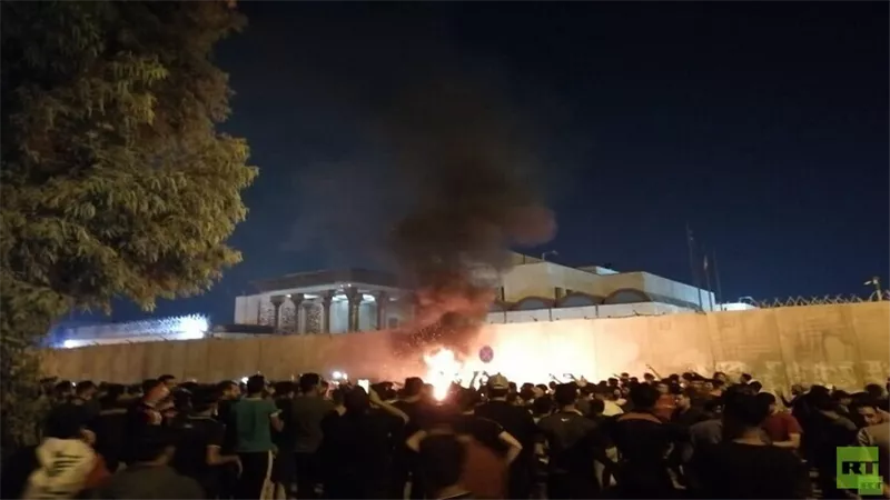 بيان للقنصلية الإيرانية في كربلاء على وقع الاحتجاجات