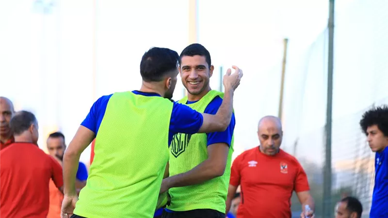 نجم الاهلى ينتظم فى التدريبات الجماعية