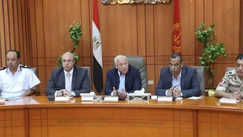 الغضبان يترأس اجتماع المجلس التنفيذى بمحافظة بورسعيد