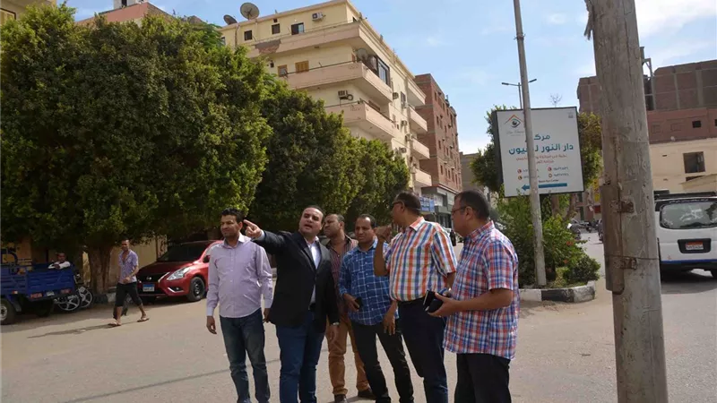 جولة لنائب محافظ الأقصر بعدد من الشوارع والميادين