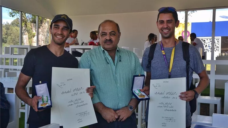 الكشف الطبى على الخيول المشاركة فى البطولة الدولية للفروسية بسقارة اليوم