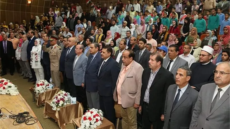 جامعة كفر الشيخ تشارك في الاحتفال بالعيد القومي للمحافظة الــ 63 بالمجمع الثقافي