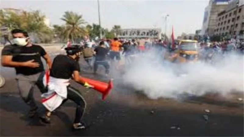 مقتل 4 متظاهرين عراقيين واصابة 35 برصاص قوات الأمن في بغداد