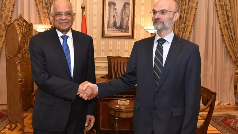 رئيس مجلس النواب يستقبل القائم بأعمال سفارة سلوفاكيا بالقاهرة
