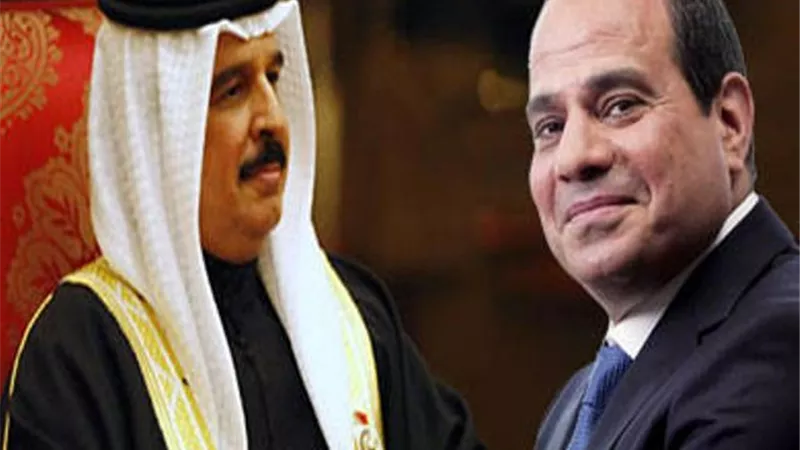السيسي يستقبل الملك حمد بن عيسى ملك البحرين