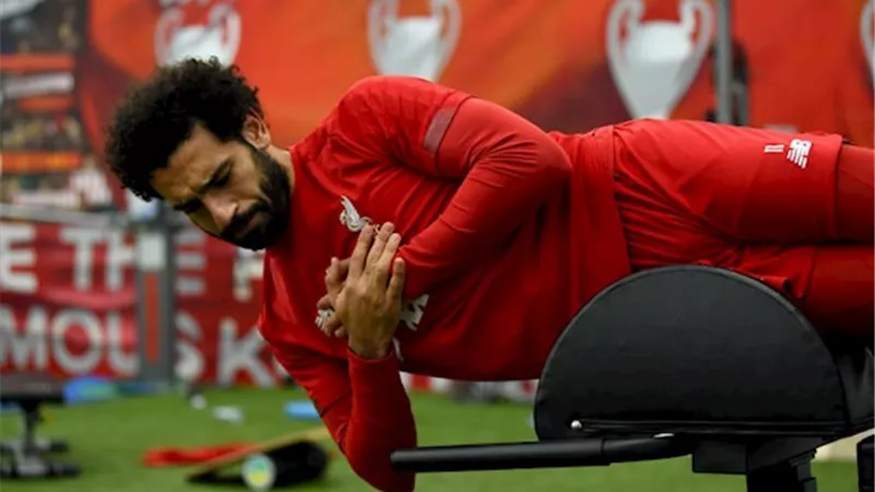 مباراة ليفربول ضد مانشستر سيتى.. تدريبات شاقة للريدز وتألق مو صلاح ... صـــــور