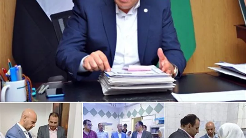 غراب يطمئن على الحالة الصحية لطفلة تعرضت للتعذيب من ذويها بمستشفى أبوحماد