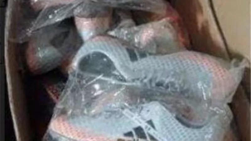 ضبط صاحب مصنع للاحذيه الرياضية المقلدة بالمرج
