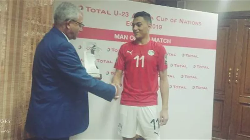 أول تعليق من مصطفى محمد بعد تتويجه افضل لاعب بمباراة مصر ومالى