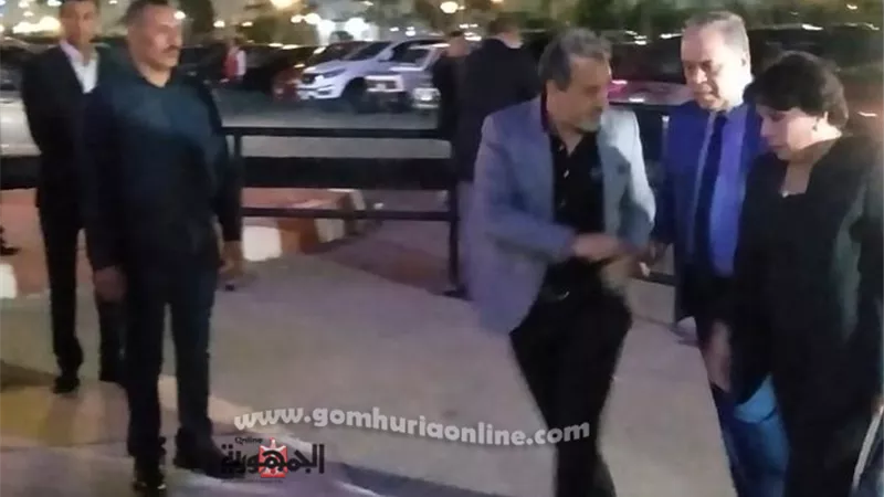 فردوس عبد الحميد تشارك فى عزاء هيثم أحمد زكي