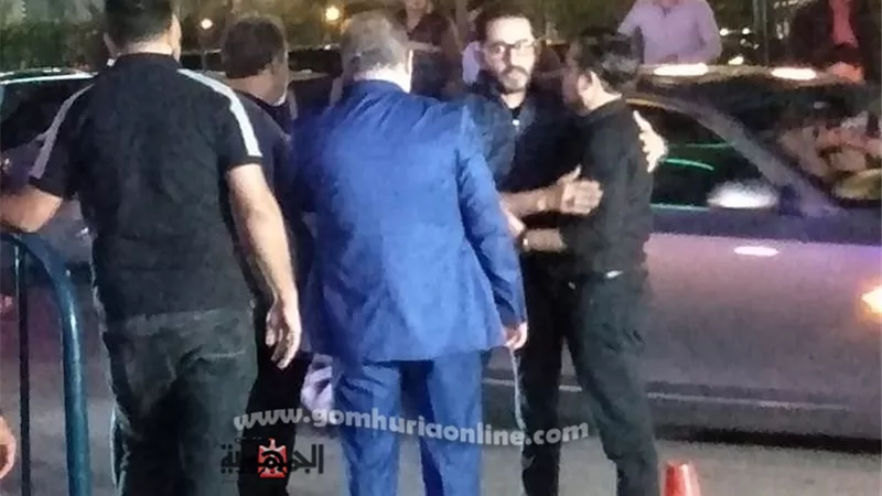 أحمد حلمى يشارك فى عزاء هيثم أحمد زكي .. صور