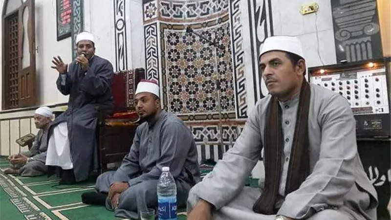 عرب العبابدة بالخانكة تحتفل بذكرى المولد النبوى بمسجد العماوى