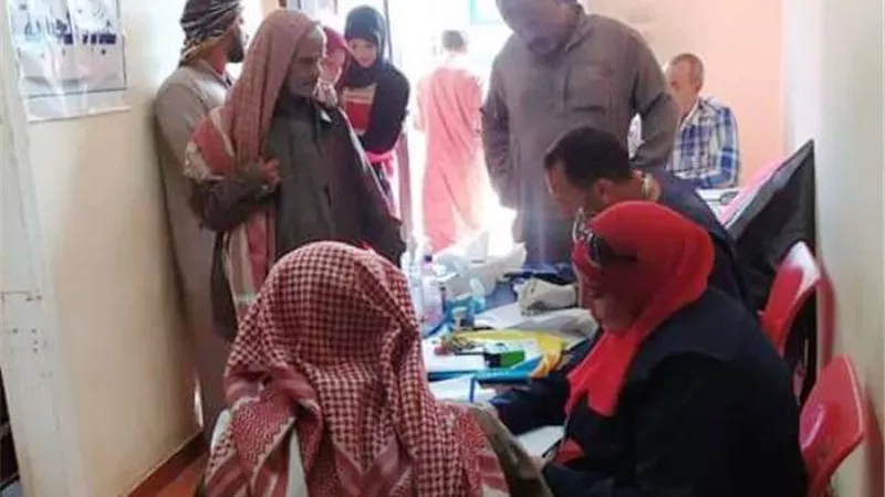 قوافل طبية الى أودية الحسوة ١، ٢ بأبورديس.. الثلاثاء