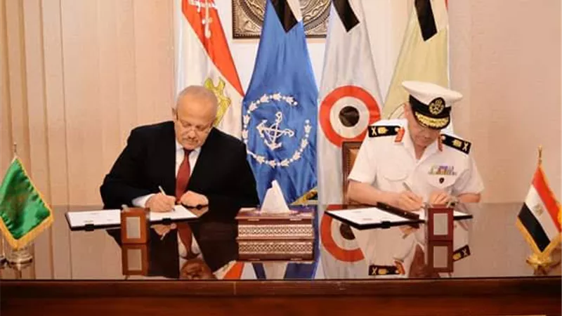 بروتوكول تعاون بين الكلية الفنية العسكرية وجامعة القاهرة