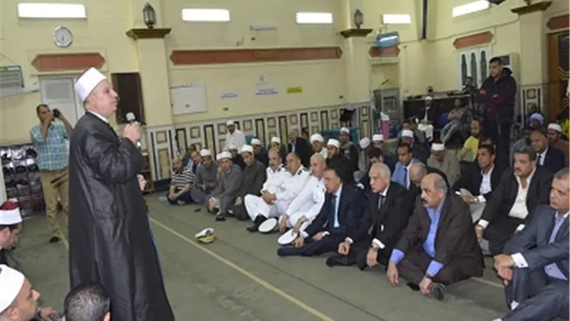 محافظ الجيزة يشهد الاحتفال بذكرى المولد النبوى الشريف بمسجد مصطفى محمود بالمهندسين