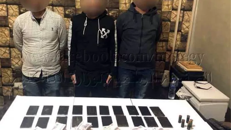 ضبط 3 عناصر إجرامية بالجيزة يتاجرون فى المواد المخدرة