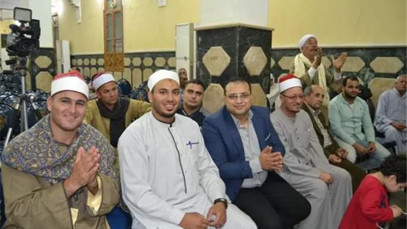 احتفاليه دينيه بالمولد النبوى ببنى سويف