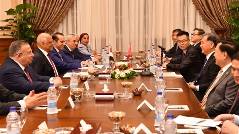 أبرز 6 تصريحات من رئيس الغرفة التشريعية الثانية للبرلمان الصينى عن مصر