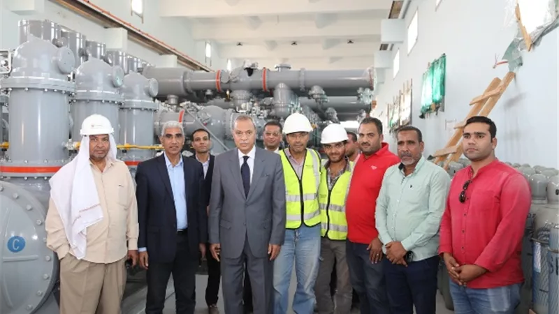 محافظ قنا يتفقد عدد من المشروعات التنموية بمركز نجع حمادي