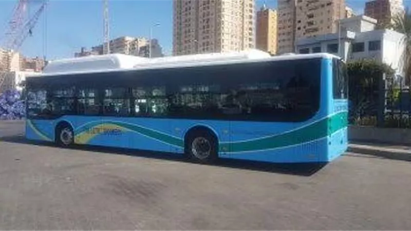 بالفيديو.. إطلاق أول أتوبيس كهربى خاص بالهيئة العربية للتصنيع