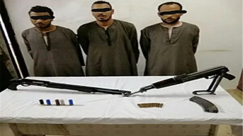 ضبط اخطر تشكيل عصابى للسرقه بفرشوط