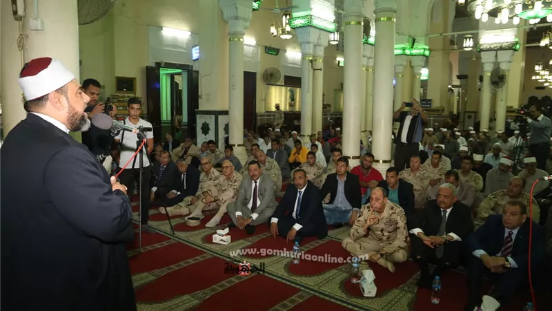 السويس تحتفل بذكرى المولد النبوي الشريف بمسجد سيدي الغريب