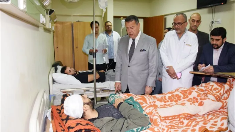 مصرع وإصابة ١٦ فى انقلاب ميكروباص ببنى سويف