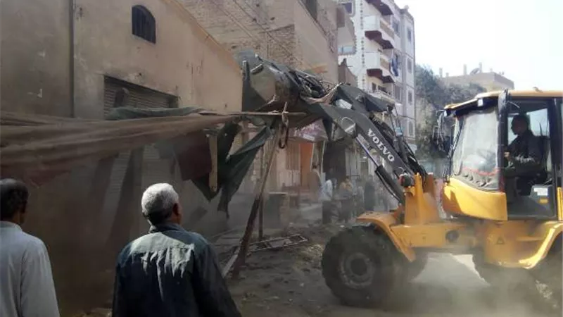 إزالة 417 حالة إشغال في حملة بالفشن