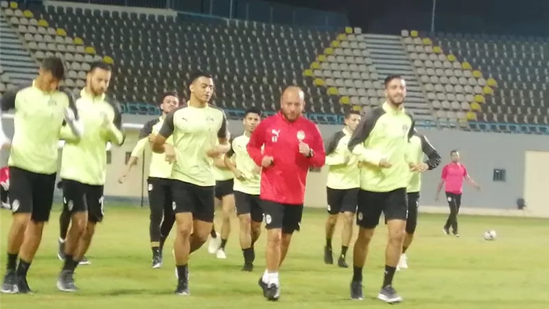 تدريبات استشفائية للمنتخب الاوليمبى قبل مواجهة الكاميرون
