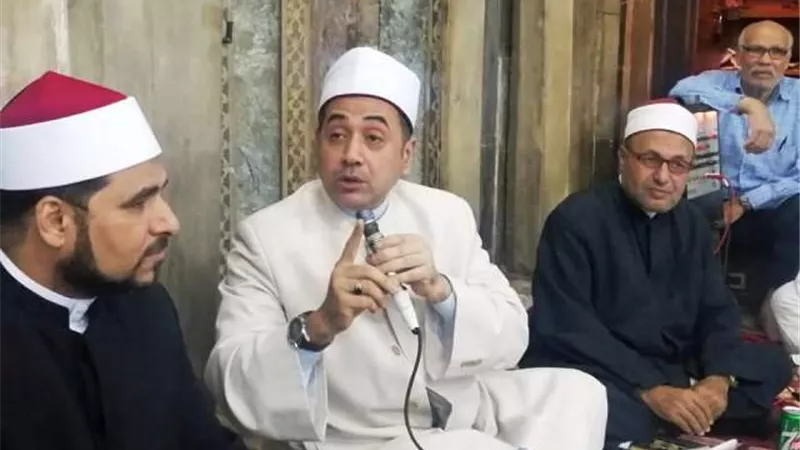 وكيل أوقاف القليوبية يشارك أهالى الخانكة احتفالهم بالمولد النبوى