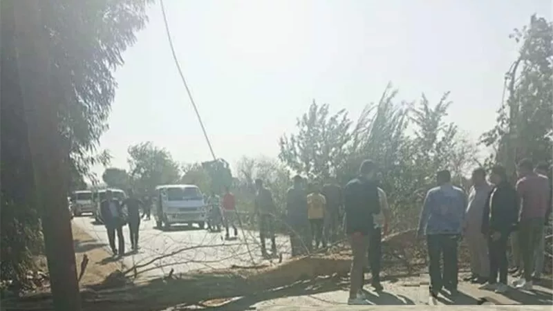بسبب الأحوال الجوية.. قطع الطريق الرئيسي بطنطا
