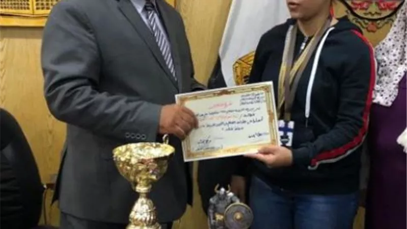 الاسماعيلية تكرم بطلة العالم فى القوة البدنية