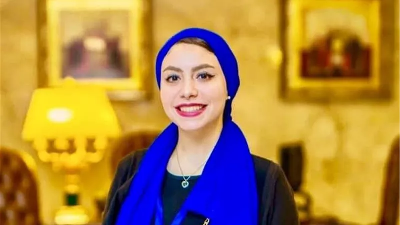 ريهام طارق اول فتاة لرئاسة اتحاد طلاب الآثار فى تاريخ الكلية