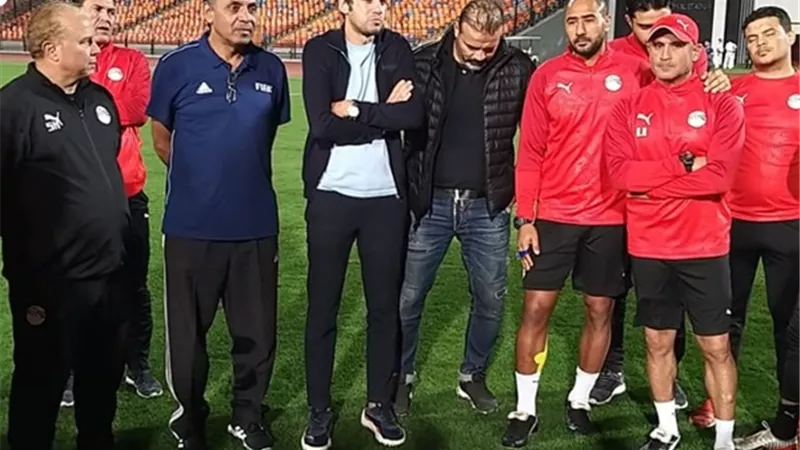 ثلاثي الجبلاية فى معسكر المنتخب الأولمبى