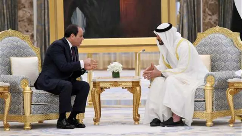 السيسي وبن زايد يشهدان توقيع اتفاقات ومذكرات تفاهم في عدة مجالات
