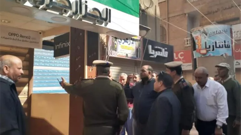 إزالة 545 حالة إشغال وتحرير 21محضرا في حملة بمدينة نصر