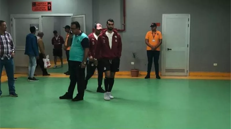 منتخب مصر يصل برج العرب استعدادا لمواجهة كينيا