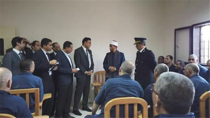 القومي لحقوق الإنسان يشيد برعاية الداخلية للمسجونين خلال زيارة لأحد السجون شديدة الحراسة