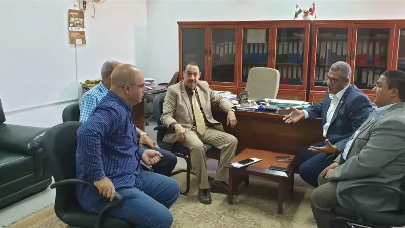 النويشى: توقيع بروتوكول التوصيلات المنزلية للصرف الصحى بالميمون فى بنى سويف .