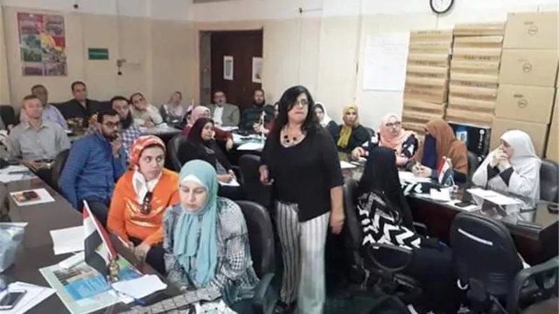 دورة تدريبية بجامعة الزقازيق حول الاختبارات الموضوعية بالصور