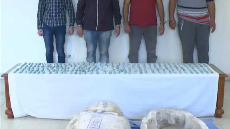 ضبط تشكيل عصابى للتنقيب عن الاثار بقنا