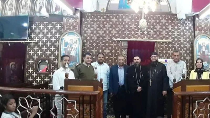 كنيسة مارجرجس تحتفل بعيد تأسيسها بحضور رئيس مركز أسيوط..صور