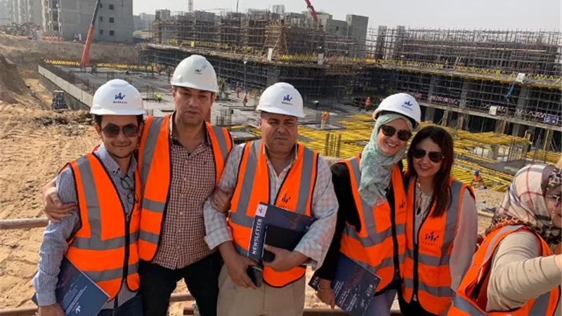 جهازا القاهرة الجديدة والعبور ينظمان زيارات ميدانية لمشروعات المباني شاهقة الارتفاع