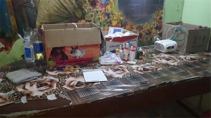 ضبط طبيب بدبلوم صناعى بالفشن