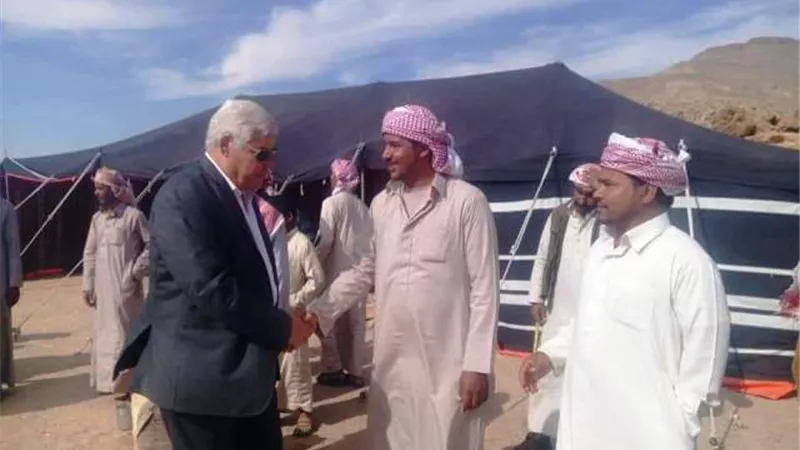 همام وصابر افتتحا محطة تحلية مياه الشرب فى رأس سدر.. بالصور