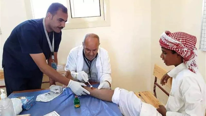 قوافل طبية الى أودية سانت كاترين فى جنوب سيناء بالصور