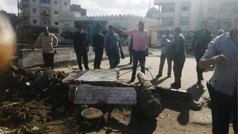 إزالة ٢٢ معبر عشوائى للسكة الحديد بكفر البطيخ