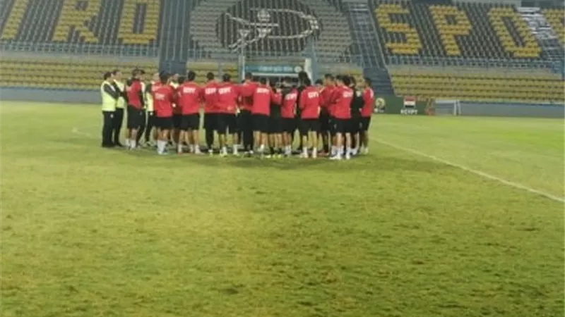 المنتخب الأولمبى يختتم استعداداته لمواجهة جنوب افريقيا