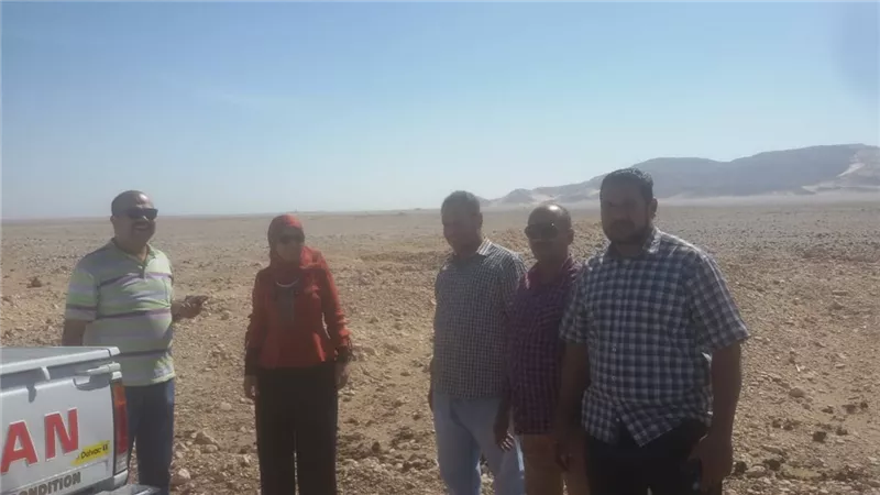 رفع مساحى لأراضى محطة الطاقة الشمسية وجامعة مصر العليا بالأقصر