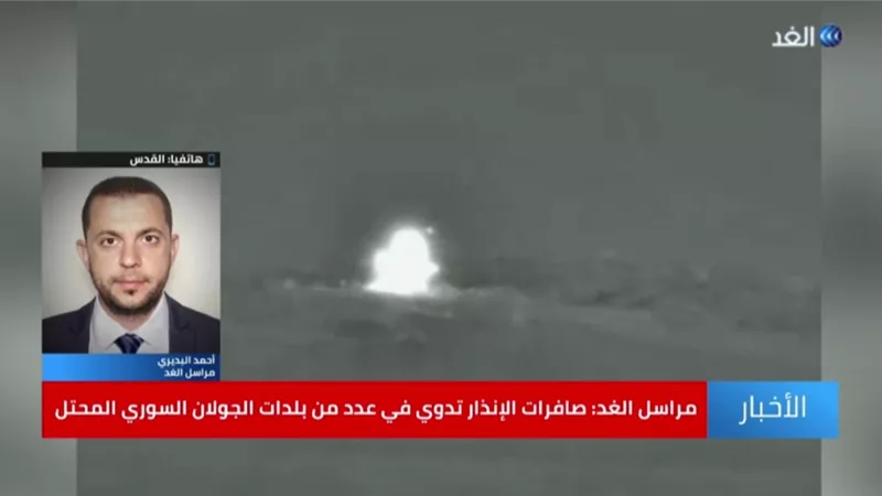 الدفاعات الإسرائيلية تتصدى لأربع صواريخ من الأراضي السورية .. فيديو